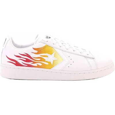 Converse Baskets Pro Leather Ox White EU 44 1/2 Homme,Femme - Publicité Converse Baskets Pro Leather Ox White EU 44 1/2 Homme,Femme - Publicité