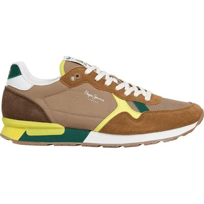 Pepe Jeans Baskets Brit Colors Brown EU 41 Homme - Publicité Pepe Jeans Baskets Brit Colors Brown EU 41 Homme - Publicité