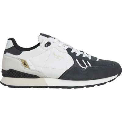 Pepe Jeans Baskets Brit Half Black EU 45 Homme - Publicité Pepe Jeans Baskets Brit Half Black EU 45 Homme - Publicité