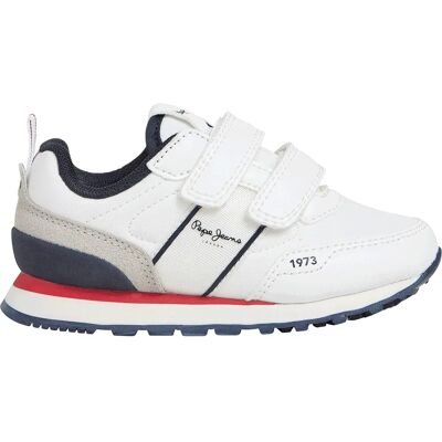 Pepe Jeans Baskets Dublin Clue Off White EU 27 Garçon - Publicité Pepe Jeans Baskets Dublin Clue Off White EU 27 Garçon - Publicité