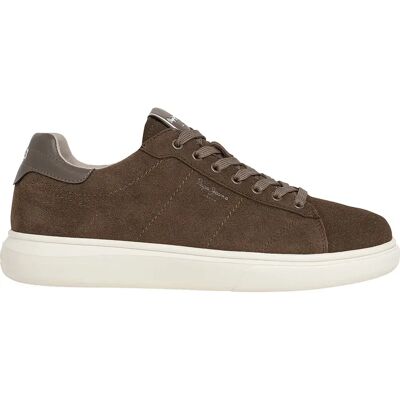 Pepe Jeans Baskets Eaton Suede Mud Brown EU 43 Homme - Publicité Pepe Jeans Baskets Eaton Suede Mud Brown EU 43 Homme - Publicité