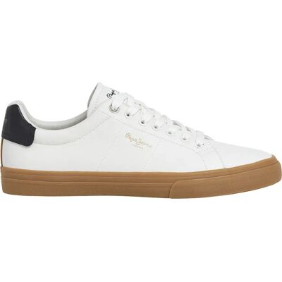 Pepe Jeans Baskets Kenton Base Ecru White EU 45 Homme - Publicité Pepe Jeans Baskets Kenton Base Ecru White EU 45 Homme - Publicité
