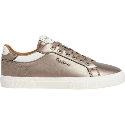 Pepe Jeans Baskets Kenton Glam Bronze Beige EU 36 Femme - Publicité Pepe Jeans Baskets Kenton Glam Bronze Beige EU 36 Femme - Publicité