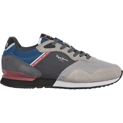 Pepe Jeans Baskets London Brick Grey EU 40 Homme - Publicité Pepe Jeans Baskets London Brick Grey EU 40 Homme - Publicité