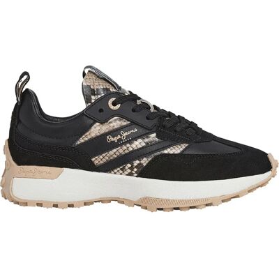 Pepe Jeans Baskets Lucky Fenix Black EU 38 Femme - Publicité Pepe Jeans Baskets Lucky Fenix Black EU 38 Femme - Publicité