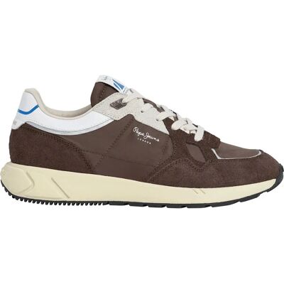 Pepe Jeans Baskets Marlon Vibe Dark Brown EU 40 Homme - Publicité Pepe Jeans Baskets Marlon Vibe Dark Brown EU 40 Homme - Publicité