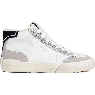 Pepe Jeans Baskets Milan Disco Off White EU 39 Femme - Publicité Pepe Jeans Baskets Milan Disco Off White EU 39 Femme - Publicité