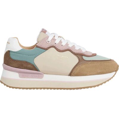 Pepe Jeans Baskets Rusper Combi Sand Beige EU 39 Femme - Publicité Pepe Jeans Baskets Rusper Combi Sand Beige EU 39 Femme - Publicité