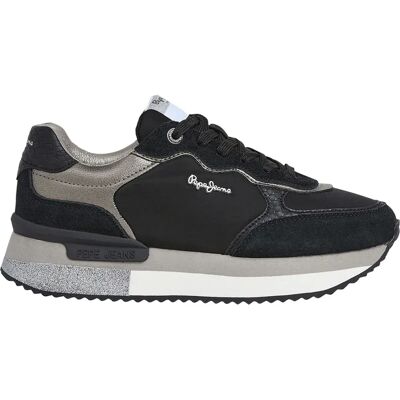 Pepe Jeans Baskets Rusper Glam Black EU 39 Femme - Publicité Pepe Jeans Baskets Rusper Glam Black EU 39 Femme - Publicité