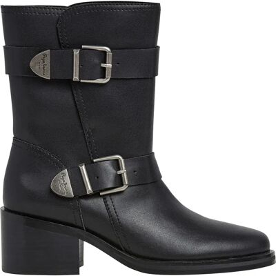 Pepe Jeans Bottes à Talons Sandyest Black EU 38 - Publicité Pepe Jeans Bottes à Talons Sandyest Black EU 38 - Publicité