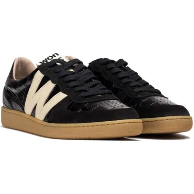 Wonders Baskets Nubia 02 Black EU 36 Femme - Publicité Wonders Baskets Nubia 02 Black EU 36 Femme - Publicité