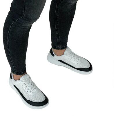Barebarics Baskets Vaporo Barefoot White / Black EU 47 Homme - Publicité Barebarics Baskets Vaporo Barefoot White / Black EU 47 Homme - Publicité