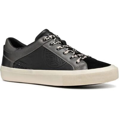 Geox Baskets Emmeleny Black / Silver EU 37 Femme - Publicité Geox Baskets Emmeleny Black / Silver EU 37 Femme - Publicité