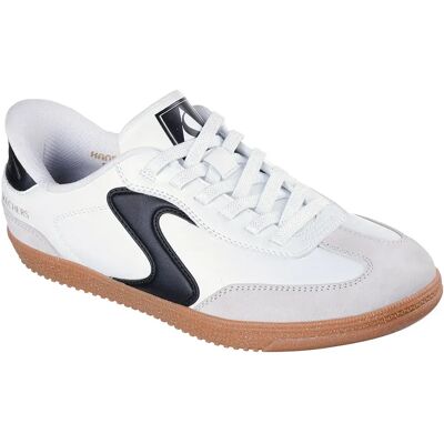 Skechers Baskets Hotshot White Duraleather / Black Leather / Trim EU 40 Femme - Publicité Skechers Baskets Hotshot White Duraleather / Black Leather / Trim EU 40 Femme - Publicité