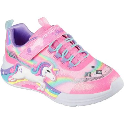 Skechers Baskets Unicorn Chaser Pink Sparkle Mesh / Multi Trim EU 33 Fille - Publicité Skechers Baskets Unicorn Chaser Pink Sparkle Mesh / Multi Trim EU 33 Fille - Publicité