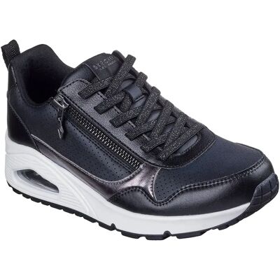 Skechers Baskets Uno Metallic Sliders Black Duraleather / Mesh EU 40 Femme - Publicité Skechers Baskets Uno Metallic Sliders Black Duraleather / Mesh EU 40 Femme - Publicité