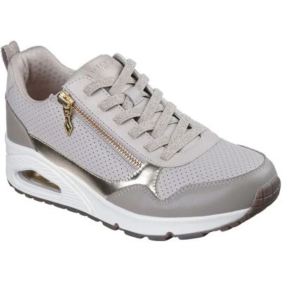 Skechers Baskets Uno Metallic Sliders Taupe Duraleather / Mesh EU 36 Femme - Publicité Skechers Baskets Uno Metallic Sliders Taupe Duraleather / Mesh EU 36 Femme - Publicité