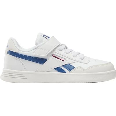 Reebok Classics Baskets Court Advance Elastic Lace & Top Strap White / Retro Red / Twilight Blue EU 31 1/2 Garçon,Fille - Publicité Reebok Classics Baskets Court Advance Elastic Lace & Top Strap White / Retro Red / Twilight Blue EU 31 1/2 Garçon,Fille - Publicité