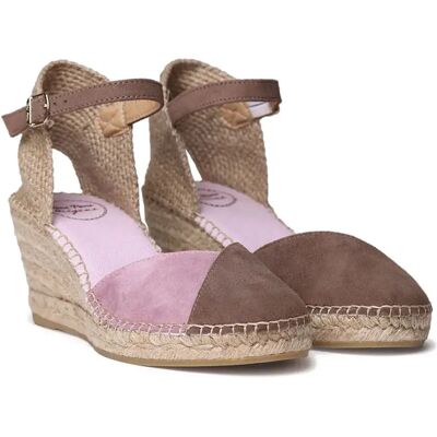 Toni Pons Espadrilles Compensées Beral Taupe / Lavender EU 38 Femme - Publicité Toni Pons Espadrilles Compensées Beral Taupe / Lavender EU 38 Femme - Publicité