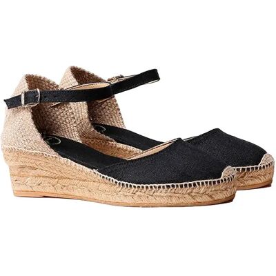 Toni Pons Espadrilles Compensées Romina Black EU 36 Femme - Publicité Toni Pons Espadrilles Compensées Romina Black EU 36 Femme - Publicité