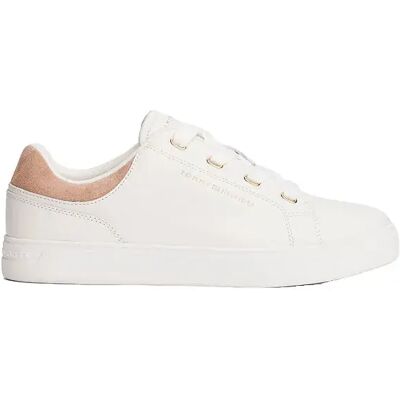 Tommy Hilfiger Baskets Casual Cupsole Ecru / Coastal Taupe EU 41 Femme - Publicité Tommy Hilfiger Baskets Casual Cupsole Ecru / Coastal Taupe EU 41 Femme - Publicité