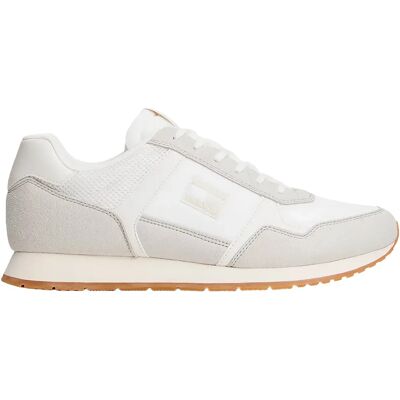 Tommy Hilfiger Baskets Runner Casual Ecru EU 41 Homme - Publicité Tommy Hilfiger Baskets Runner Casual Ecru EU 41 Homme - Publicité