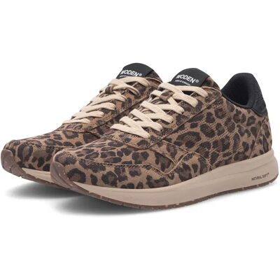 Woden Baskets Nicoline Leopard EU 40 Femme - Publicité Woden Baskets Nicoline Leopard EU 40 Femme - Publicité
