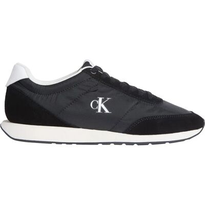 Calvin Klein Baskets Retro Runner Ess Black / Bright White EU 45 Homme - Publicité Calvin Klein Baskets Retro Runner Ess Black / Bright White EU 45 Homme - Publicité