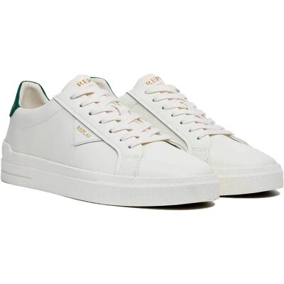 Replay Baskets Evan Class Off White / Green EU 43 Homme - Publicité Replay Baskets Evan Class Off White / Green EU 43 Homme - Publicité