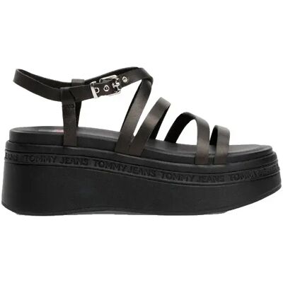 Tommy Hilfiger Sandales Compensées En0en02756 Black EU 38 Femme - Publicité Tommy Hilfiger Sandales Compensées En0en02756 Black EU 38 Femme - Publicité