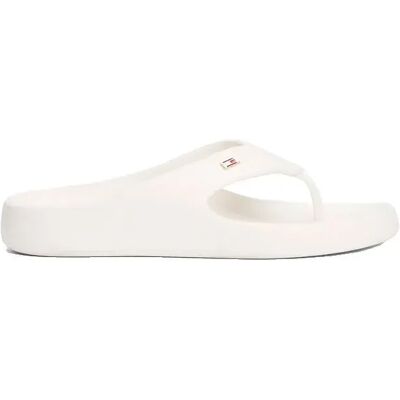 Tommy Hilfiger Tongs Fw0fw08522 White EU 41-42 Femme - Publicité Tommy Hilfiger Tongs Fw0fw08522 White EU 41-42 Femme - Publicité