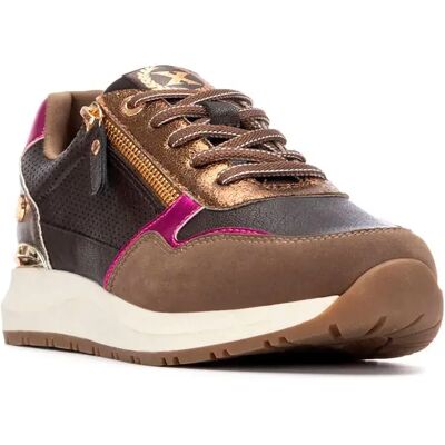 Xti Baskets 144218 Brown EU 36 Femme - Publicité Xti Baskets 144218 Brown EU 36 Femme - Publicité