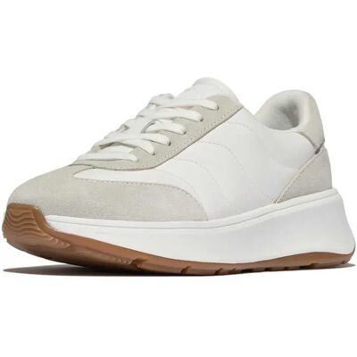 Fitflop Baskets F-mode T-toe Wave Leather Urban White EU 38 Femme - Publicité Fitflop Baskets F-mode T-toe Wave Leather Urban White EU 38 Femme - Publicité