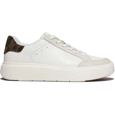 Fitflop Baskets Rtg Leopard Backtab Leather Urban White / Chocolate Mix EU 36 Femme - Publicité Fitflop Baskets Rtg Leopard Backtab Leather Urban White / Chocolate Mix EU 36 Femme - Publicité