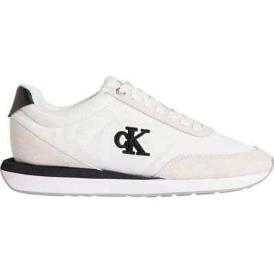 Calvin Klein Baskets Retro Runner Bright White / Black EU 40 Femme - Publicité Calvin Klein Baskets Retro Runner Bright White / Black EU 40 Femme - Publicité