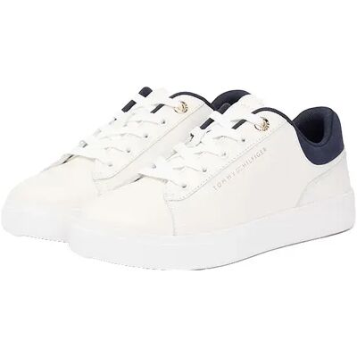 Tommy Hilfiger Baskets Casual Cupsole Ecru / Space Blue EU 39 Femme - Publicité Tommy Hilfiger Baskets Casual Cupsole Ecru / Space Blue EU 39 Femme - Publicité