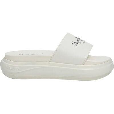Pepe Jeans Claquettes Bella Log Off White EU 38 Femme - Publicité Pepe Jeans Claquettes Bella Log Off White EU 38 Femme - Publicité