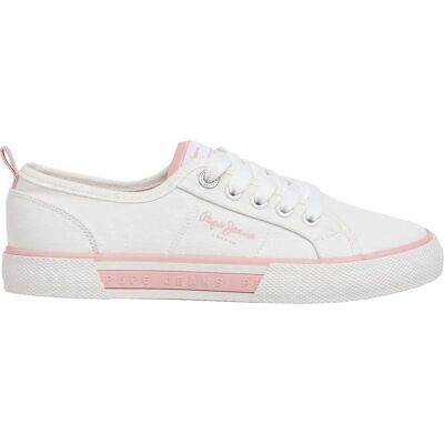 Pepe Jeans Baskets Brady Club Off White EU 35 Fille - Publicité Pepe Jeans Baskets Brady Club Off White EU 35 Fille - Publicité