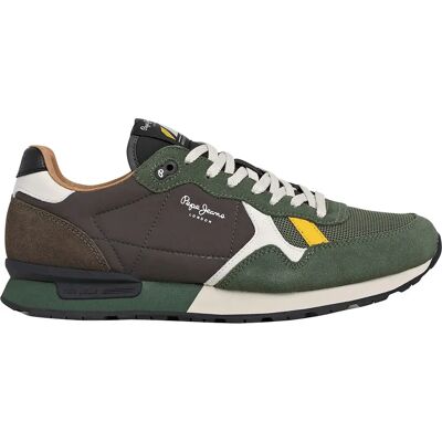 Pepe Jeans Baskets Brit Essence Khaki Green EU 44 Homme - Publicité Pepe Jeans Baskets Brit Essence Khaki Green EU 44 Homme - Publicité