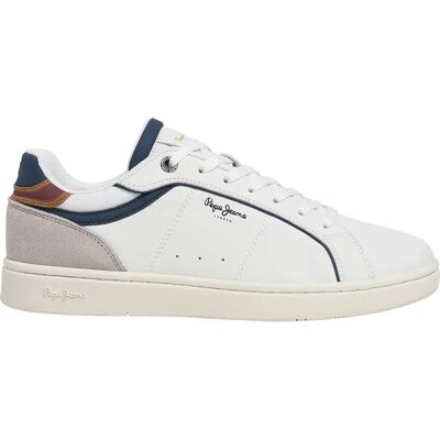 Pepe Jeans Baskets Clay Class White EU 40 Homme - Publicité Pepe Jeans Baskets Clay Class White EU 40 Homme - Publicité