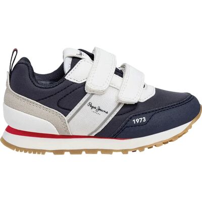 Pepe Jeans Baskets Dublin Sport Pbs400008 Navy EU 26 Garçon - Publicité Pepe Jeans Baskets Dublin Sport Pbs400008 Navy EU 26 Garçon - Publicité