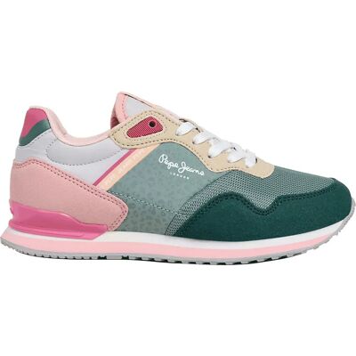 Pepe Jeans Baskets London Chic Grey Dawn Grey EU 34 Fille - Publicité Pepe Jeans Baskets London Chic Grey Dawn Grey EU 34 Fille - Publicité