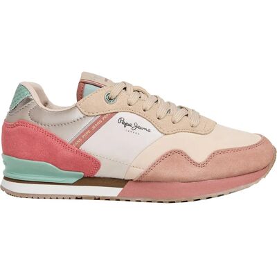 Pepe Jeans Baskets London Sea Sandstorm Beige EU 36 Femme - Publicité Pepe Jeans Baskets London Sea Sandstorm Beige EU 36 Femme - Publicité