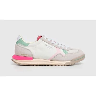Pepe Jeans Baskets Marvin College Off White EU 37 Femme - Publicité Pepe Jeans Baskets Marvin College Off White EU 37 Femme - Publicité