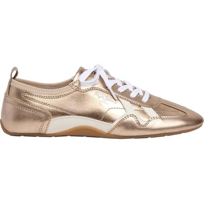 Pepe Jeans Baskets Noa Shine Gold EU 37 Femme - Publicité Pepe Jeans Baskets Noa Shine Gold EU 37 Femme - Publicité