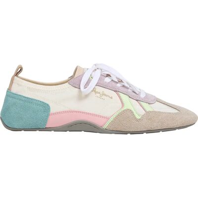Pepe Jeans Baskets Noa Sporty White EU 40 Femme - Publicité Pepe Jeans Baskets Noa Sporty White EU 40 Femme - Publicité
