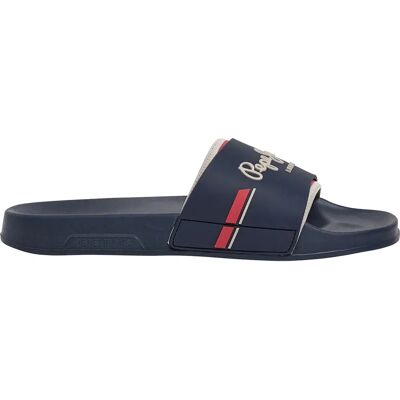Pepe Jeans Claquettes Slider Glam Navy EU 45 Homme - Publicité Pepe Jeans Claquettes Slider Glam Navy EU 45 Homme - Publicité