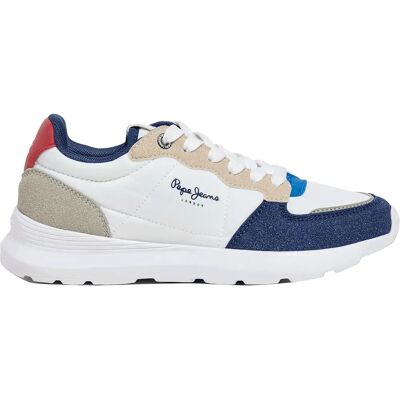 Pepe Jeans Baskets Teagan Bass Dark Blue EU 35 Garçon - Publicité Pepe Jeans Baskets Teagan Bass Dark Blue EU 35 Garçon - Publicité