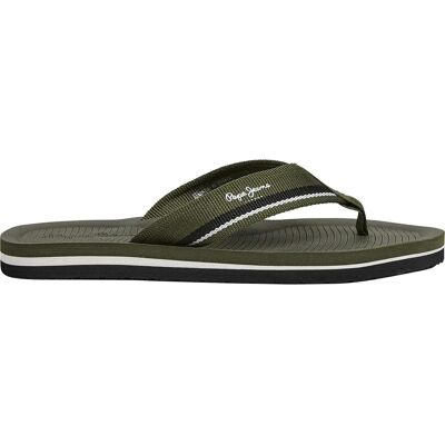 Pepe Jeans Tongs West Boat Khaki Green EU 40 Homme - Publicité Pepe Jeans Tongs West Boat Khaki Green EU 40 Homme - Publicité