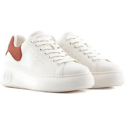 Giorgio Armani Exchange Baskets Xw002149_af19528 Off White / Coconut Sh EU 37 Femme - Publicité Giorgio Armani Exchange Baskets Xw002149_af19528 Off White / Coconut Sh EU 37 Femme - Publicité